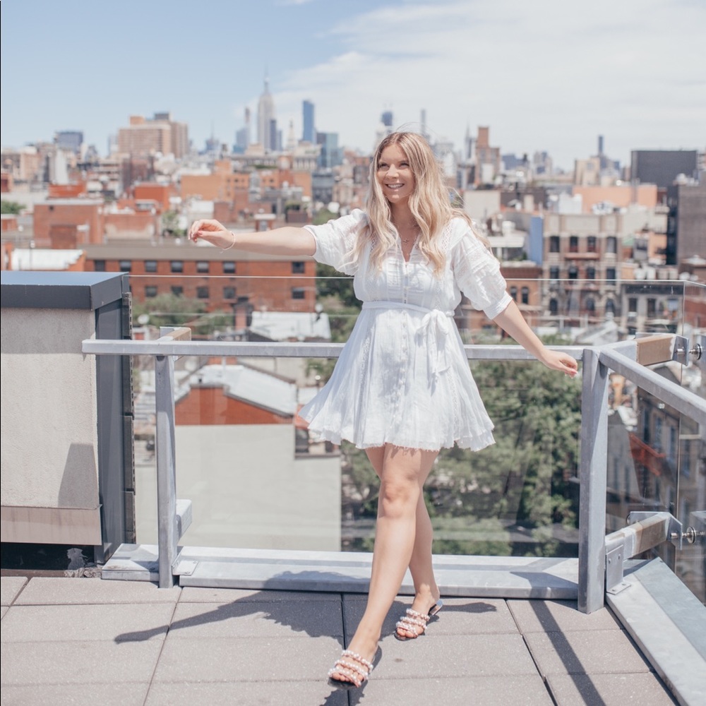 FREE PEOPLE - White lace dress